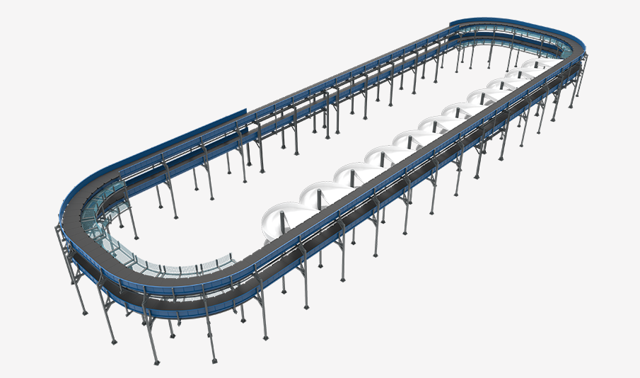 1. Cross Belt Sorting System