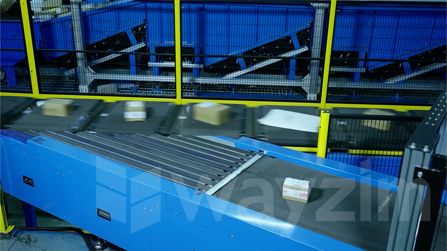 What are the key benefits of using an automated parcel sorter in a warehouse?